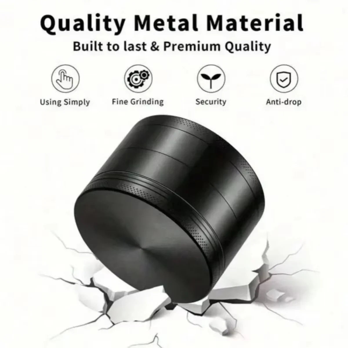 Metal Bitcoin Herb Grinder Gold 4-layer Manual Spice Mortar Pepper Mill Raw Grass Tobacco Grinder Smoking Cigarette Tool