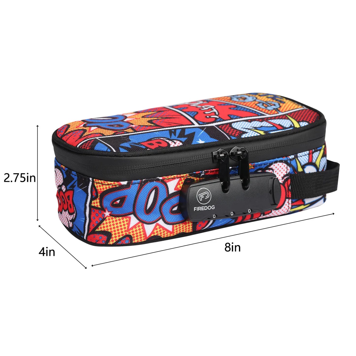 FIREDOG Smell Proof Bag With Combination Lock Odor Stash Case