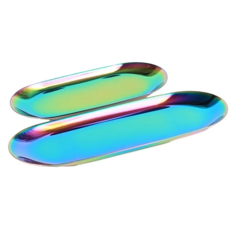Rolling Tray Plate Discs Portable Ash Trays Smoking Ashtray Storage Tray