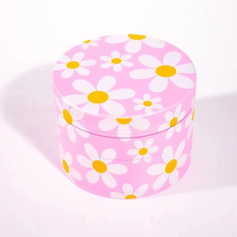 Girly Rolling Tray and Herb Grinder Kit Gilr Gift Two Pieces in One