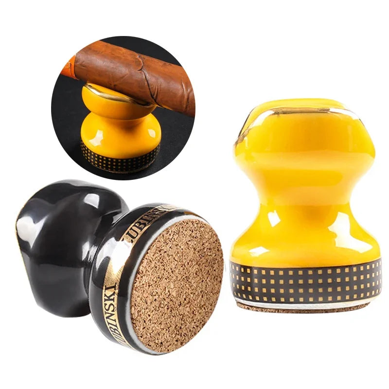 Ceramic Cigar Holder Mini Cigar Rack Display Stand Smoking Accessories