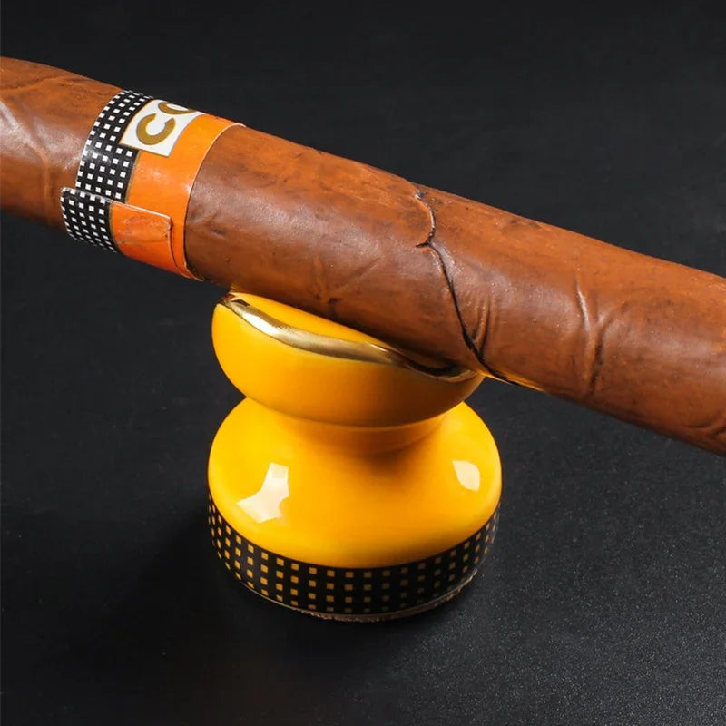 Ceramic Cigar Holder Mini Cigar Rack Display Stand Smoking Accessories