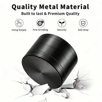 Metal Bitcoin Herb Grinder Gold 4-layer Manual Spice Mortar Pepper Mill Raw Grass Tobacco Grinder Smoking Cigarette Tool