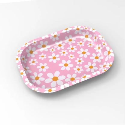 Girly Rolling Tray and Herb Grinder Kit Gilr Gift Two Pieces in One