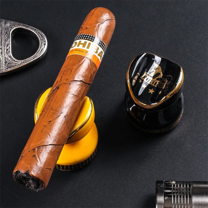 Ceramic Cigar Holder Mini Cigar Rack Display Stand Smoking Accessories
