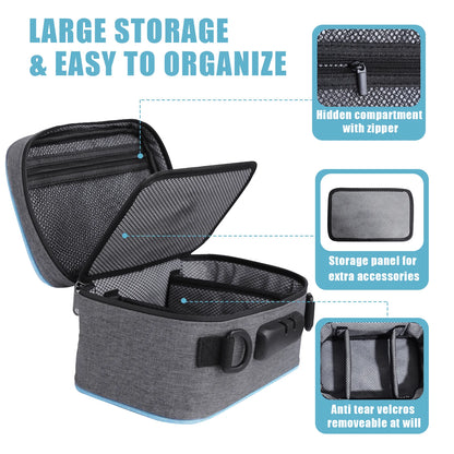 Smell Proof Pouch with Combination Lock Smell Proof Stash Bag for Storage and Travel Gifts for Smokers