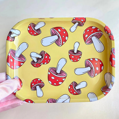Girly Rolling Tray and Herb Grinder Kit Gilr Gift Two Pieces in One