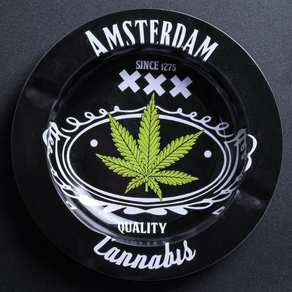 Metal Tobacco Herb Rolling Tray Cigarette Paper Rolling Tray Plate Cigar Cigarette Ashtray Discs for Smoke Cigarette Ash Trays