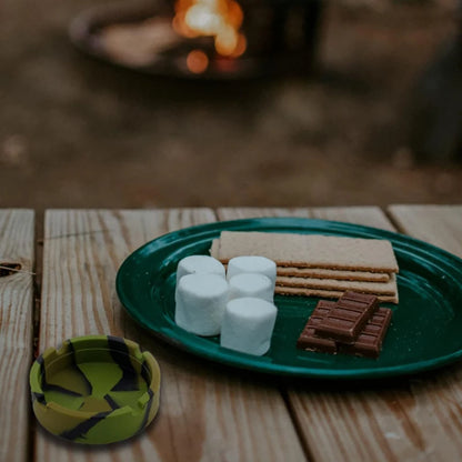 Unbreakable Silicone Ashtray Ash Trays Indoor Silicone Ashtrays Outdoor Ashtrays Portable Small Ashtray Cute Rubber Ashtray