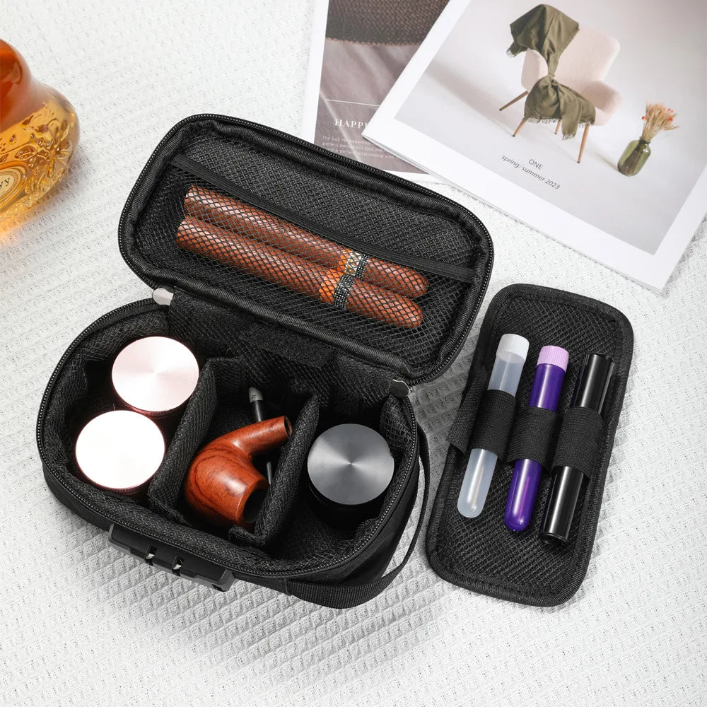 Smell Proof Bag Large-capacity With Lock  Activated Carbon Deodorant Bag Portable Pipe Bag Convenient