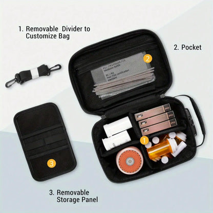 Smell Proof Pouch with Combination Lock Smell Proof Stash Bag for Storage and Travel Gifts for Smokers