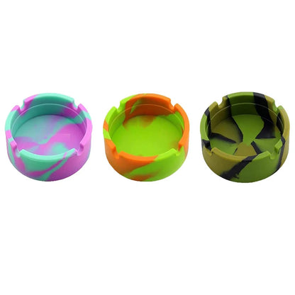 Unbreakable Silicone Ashtray Ash Trays Indoor Silicone Ashtrays Outdoor Ashtrays Portable Small Ashtray Cute Rubber Ashtray